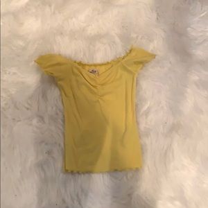 Off the shoulder shirt from hollister
